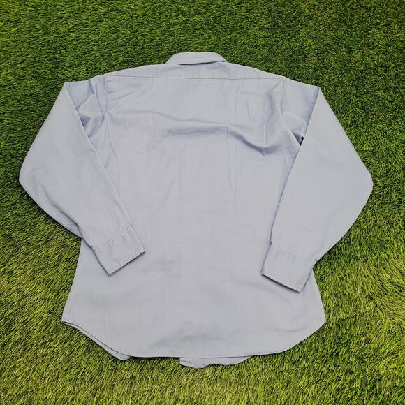 Vintage 80s Big-Mac Workwear Button Shirt M/L 22x29 Utility - Picture 2 of 10